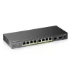 Zyxel GS1100-10HP v2 Unmanaged Gigabit Ethernet (10/100/1000) Power over Ethernet (PoE) Schwarz