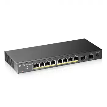 Zyxel GS1100-10HP v2 Unmanaged Gigabit Ethernet (10/100/1000) Power over Ethernet (PoE) Schwarz