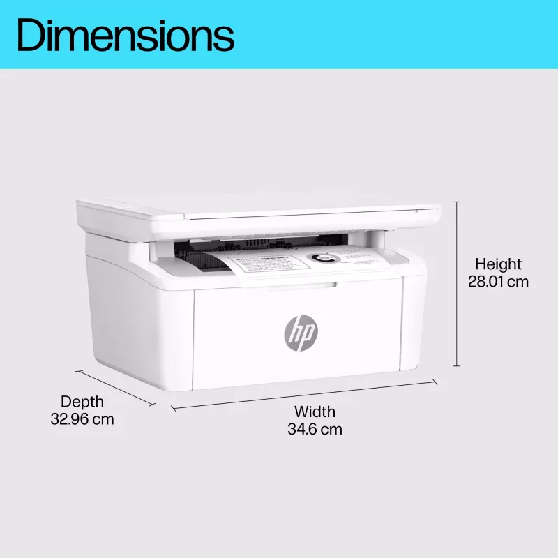 Multifunktions-Laserdrucker HP LaserJet MFP M140w — Mono, 20 ppm, 600×600 DPI, A4, Wi‑Fi, Ethernet, Weiß