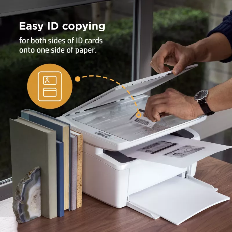 Multifunktions-Laserdrucker HP LaserJet MFP M140w — Mono, 20 ppm, 600×600 DPI, A4, Wi‑Fi, Ethernet, Weiß