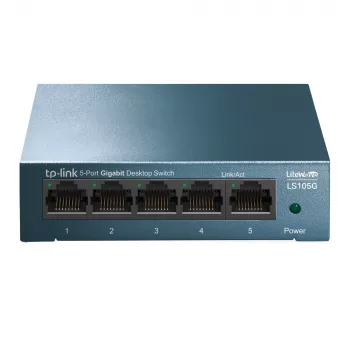 TP-Link 5-Port 10/100/1000Mbps Desktop-Netzwerk-Switch