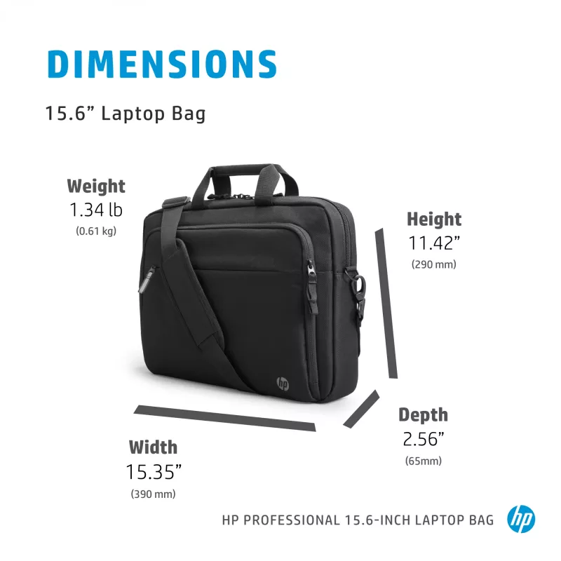 Laptop-Tasche HP Professional 15,6 Zoll Aktentasche Einfarbig