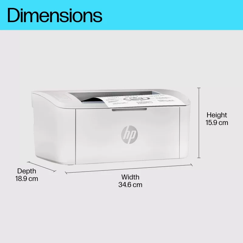 HP LaserJet M110w Drucker, Laser, 600 x 600 DPI, A4, 20 ppm, Netzwerkfähig, Weiß