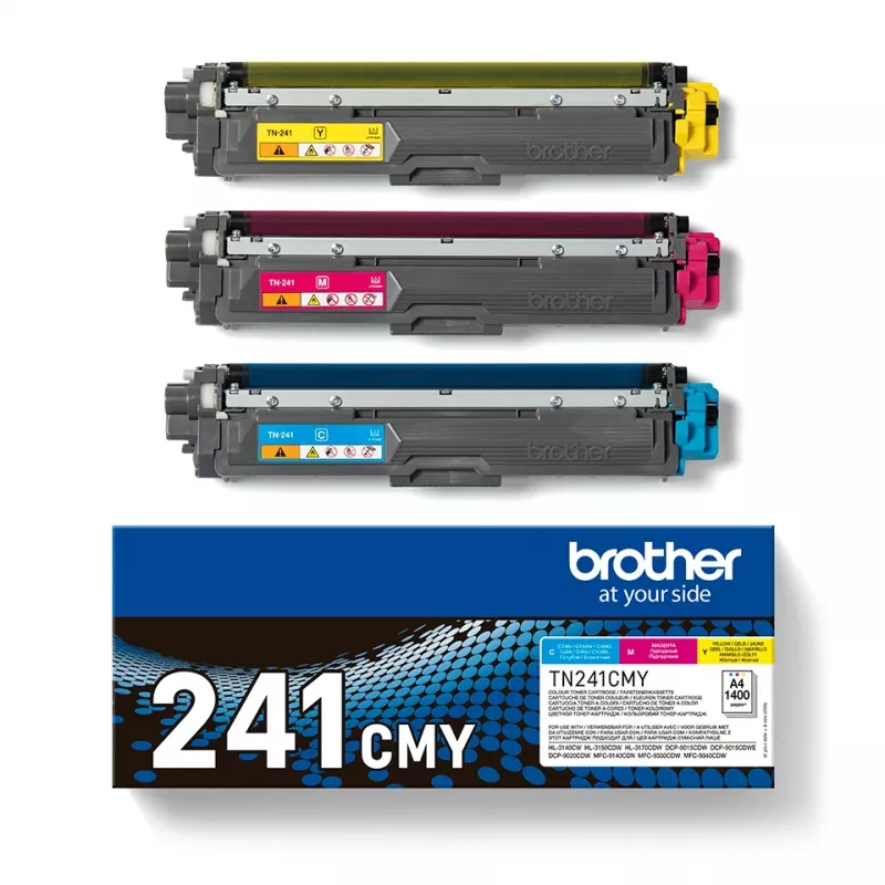 Toner Multipack Brother TN241CMY 2200 Seiten Cyan Magenta Gelb