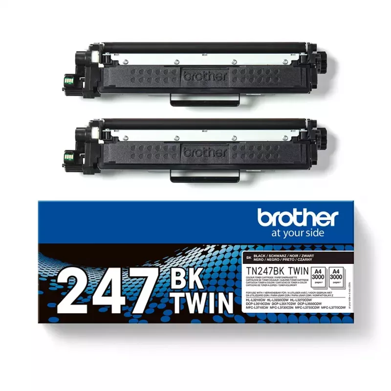 Toner Brother TN247BK TWIN - 3000 Seiten - Schwarz