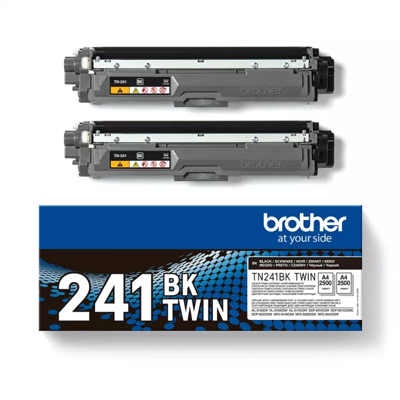 Toner Brother TN241BK - 2000 Seiten - Schwarz - 2er-Pack