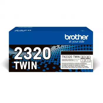Tonerkartusche Brother TN-2320TWIN 2600 Seiten Schwarz