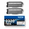 Tonerkartusche Brother TN-2320TWIN 2600 Seiten Schwarz