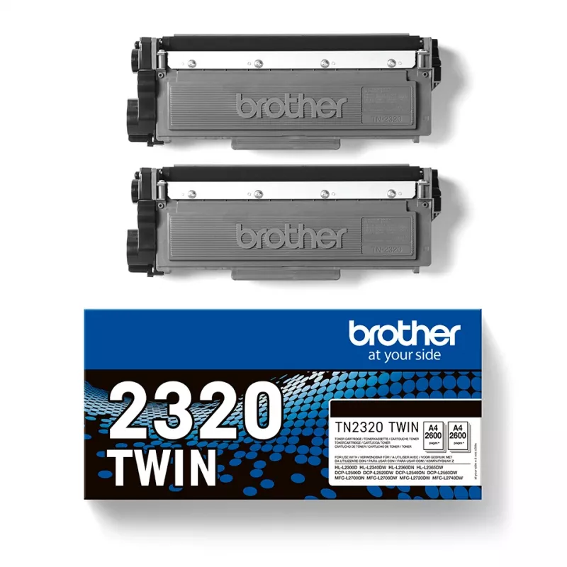 Tonerkartusche Brother TN-2320TWIN 2600 Seiten Schwarz