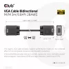 VGA-Kabel, bidirektional, M/M, 3 m, 28AWG, CLUB3D CAC-1703