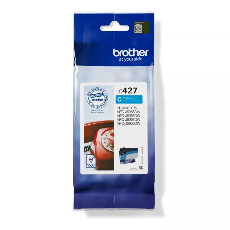 Brother LC427C Tintenpatrone, 1 St. Original Standard-Reichweite Cyan
