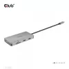 CLUB3D USB Gen1 Type-C 9-in-1-Hub mit HDMI, VGA, 2x USB Gen1 Type-A, RJ45, SD/Micro SD-Kartensteckplätzen und USB Gen1 Type-C-Buchse