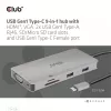 CLUB3D USB Gen1 Type-C 9-in-1-Hub mit HDMI, VGA, 2x USB Gen1 Type-A, RJ45, SD/Micro SD-Kartensteckplätzen und USB Gen1 Type-C-Buchse
