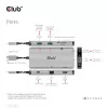 CLUB3D USB Gen1 Type-C 9-in-1-Hub mit HDMI, VGA, 2x USB Gen1 Type-A, RJ45, SD/Micro SD-Kartensteckplätzen und USB Gen1 Type-C-Buchse