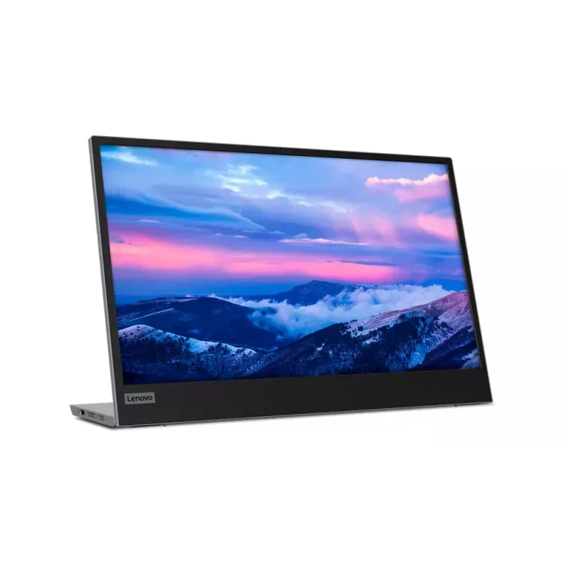 Monitor Lenovo L15 15,6 Zoll LED IPS Full HD 1920×1080, 60 Hz, 14 ms, 250 cd/m², USB-C PD 65 W, VESA, höhenverstellbar