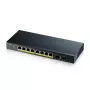 Zyxel GS1900-10HP Managed L2 Gigabit Ethernet (10/100/1000) Power over Ethernet (PoE) Schwarz
