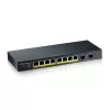 Zyxel GS1900-10HP Managed L2 Gigabit Ethernet (10/100/1000) Power over Ethernet (PoE) Schwarz