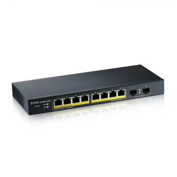 Zyxel GS1900-10HP Managed L2 Gigabit Ethernet (10/100/1000) Power over Ethernet (PoE) Schwarz