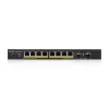 Zyxel GS1900-10HP Managed L2 Gigabit Ethernet (10/100/1000) Power over Ethernet (PoE) Schwarz