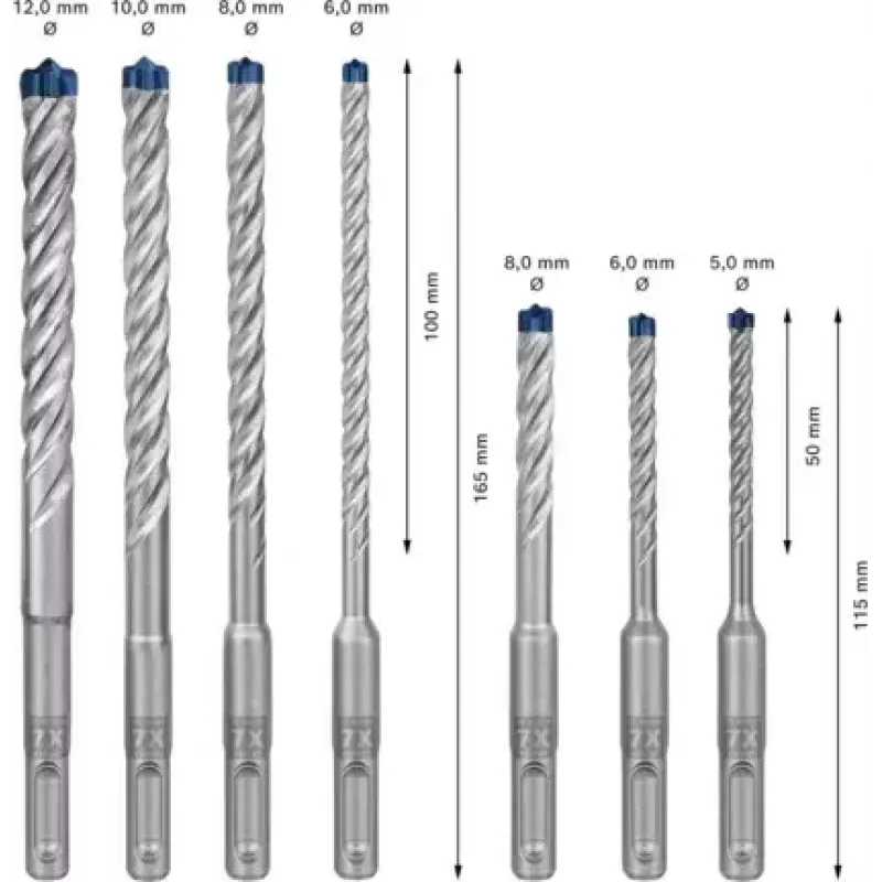 Bosch Expert 2 608 900 195 Bohrer Bohrerset 7 Stück
