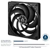 ARCTIC P12 Slim PWM PST Druckoptimierter 120-mm-PWM-Lüfter mit integriertem Y-Kabel