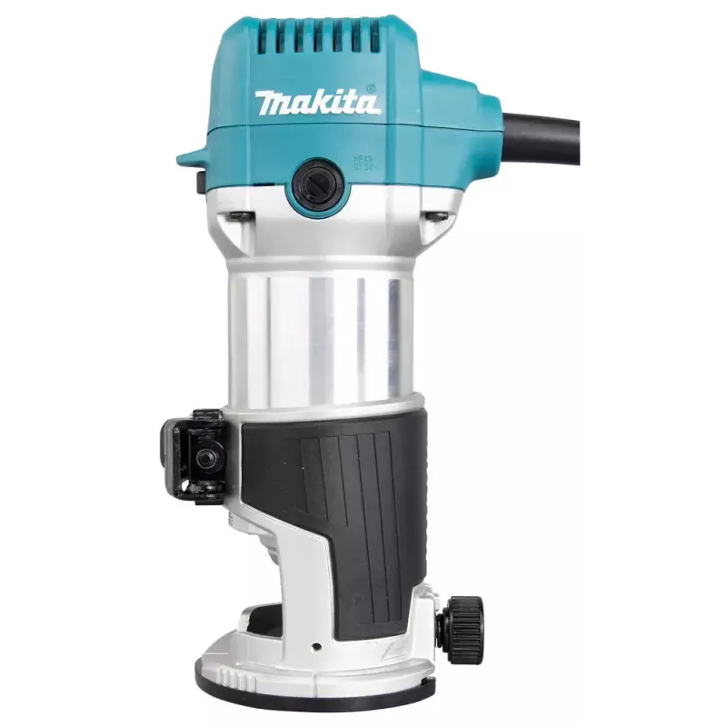 Makita RT0702CX2J Oberfräse — 710 W, 10.000–34.000 U/min, 8 mm Spannzange, 0–40 mm Tiefe, 1,8 kg