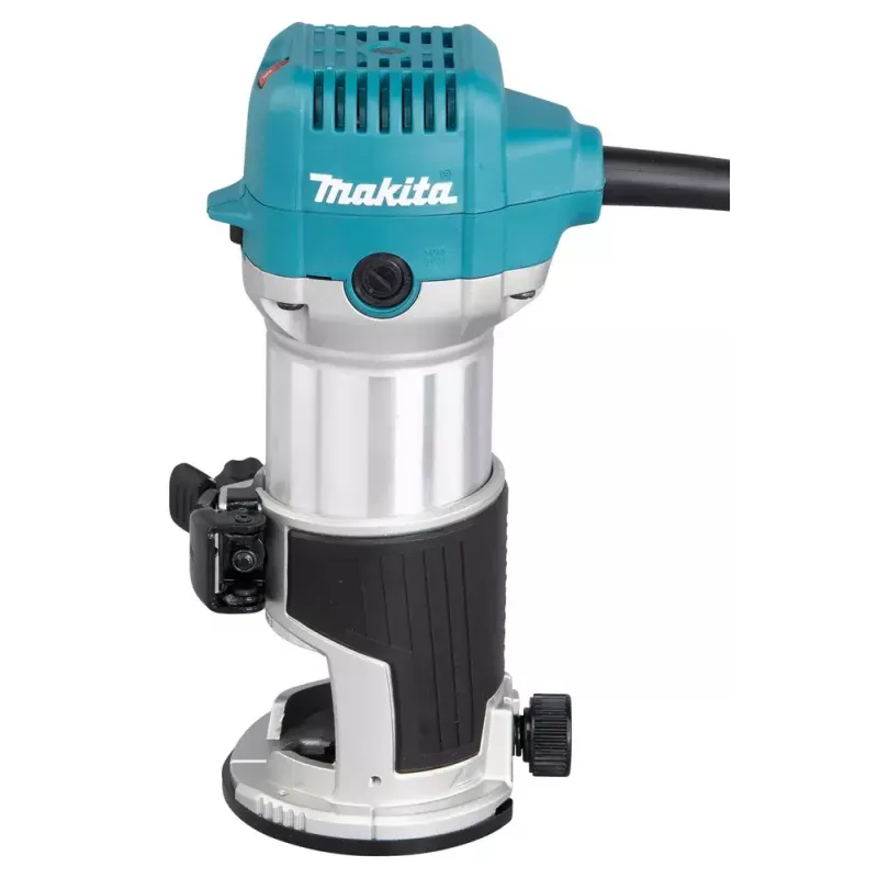 Makita RT0702CX2J Oberfräse — 710 W, 10.000–34.000 U/min, 8 mm Spannzange, 0–40 mm Tiefe, 1,8 kg