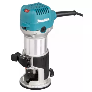 Makita RT0702CX2J Oberfräse — 710 W, 10.000–34.000 U/min, 8 mm Spannzange, 0–40 mm Tiefe, 1,8 kg