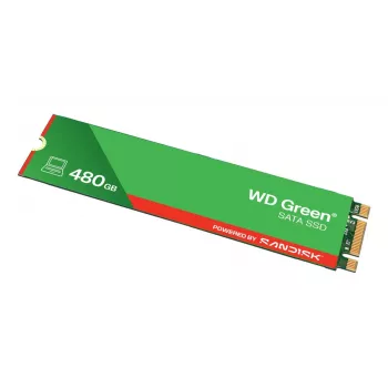 WESTERN DIGITAL SSD - WD Green - 480 GB - SATA 6 Gbit/s - M.2 2280 - MTTF 2,0 Mio. Stunden