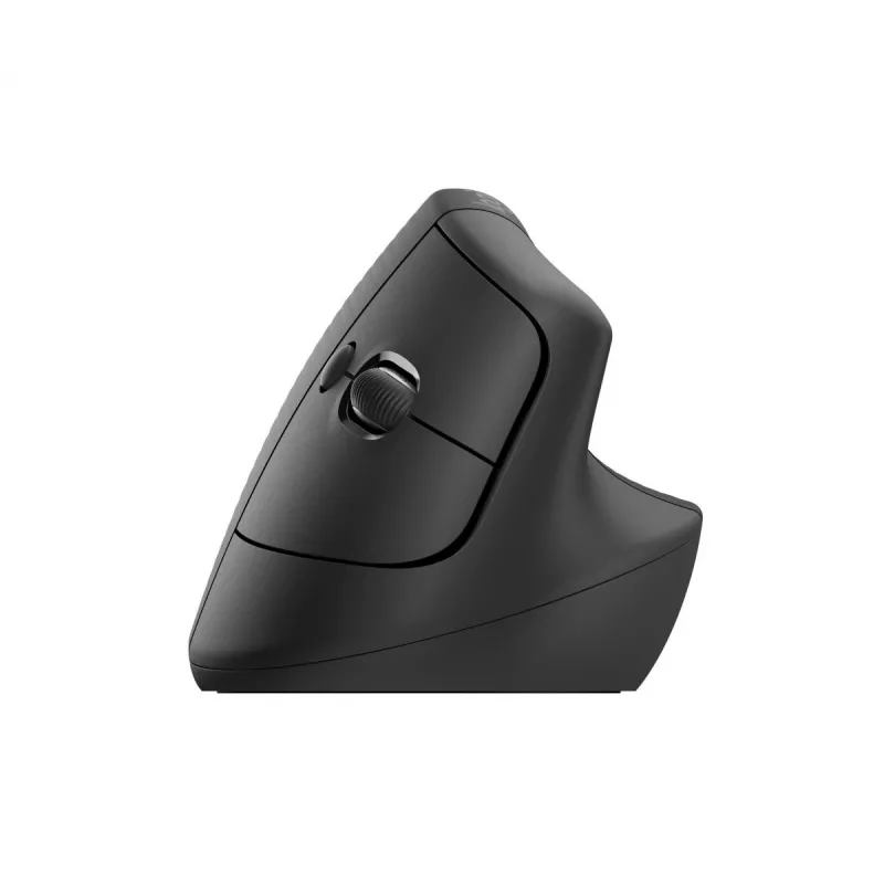 LOGITECH Lift Vertikale ergonomische Maus - Rechtshänder - Kabellos - Graphitschwarz