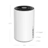 Router TP‑LINK AXE5400 Mesh Wi‑Fi 6E System — Tri‑Band 2.4/5/6 GHz, Abdeckung bis zu 670 m², 3× LAN, 4 interne Antennen