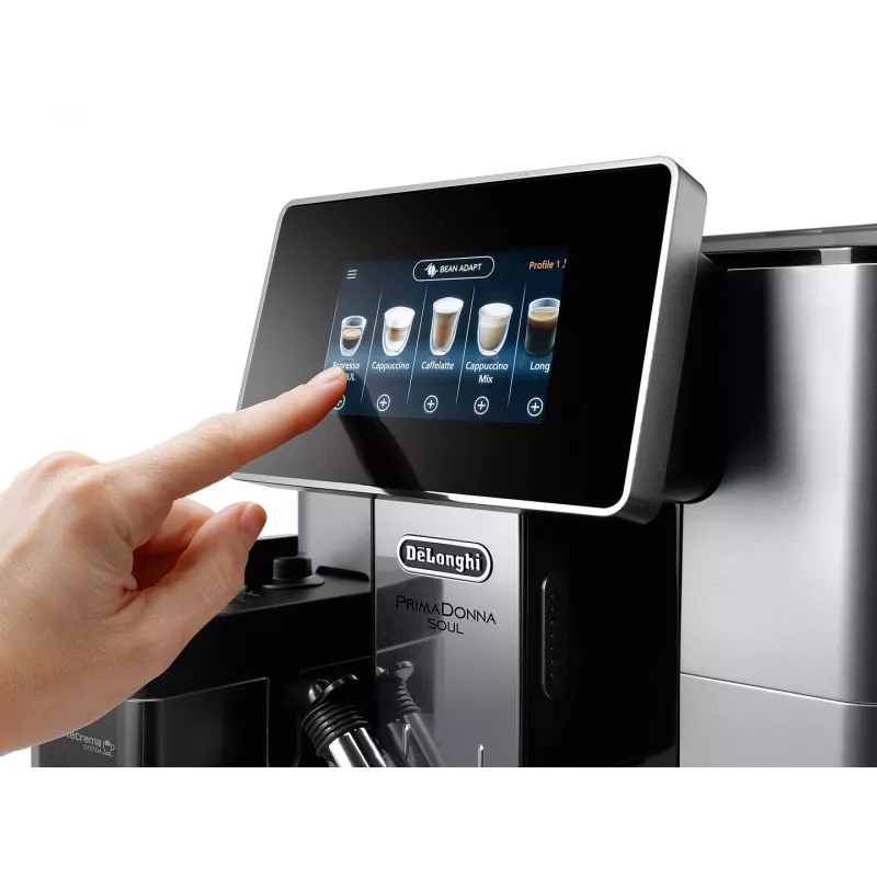 De’Longhi PrimaDonna ECAM610.55.SB Vollautomatische Espressomaschine 2,2 L