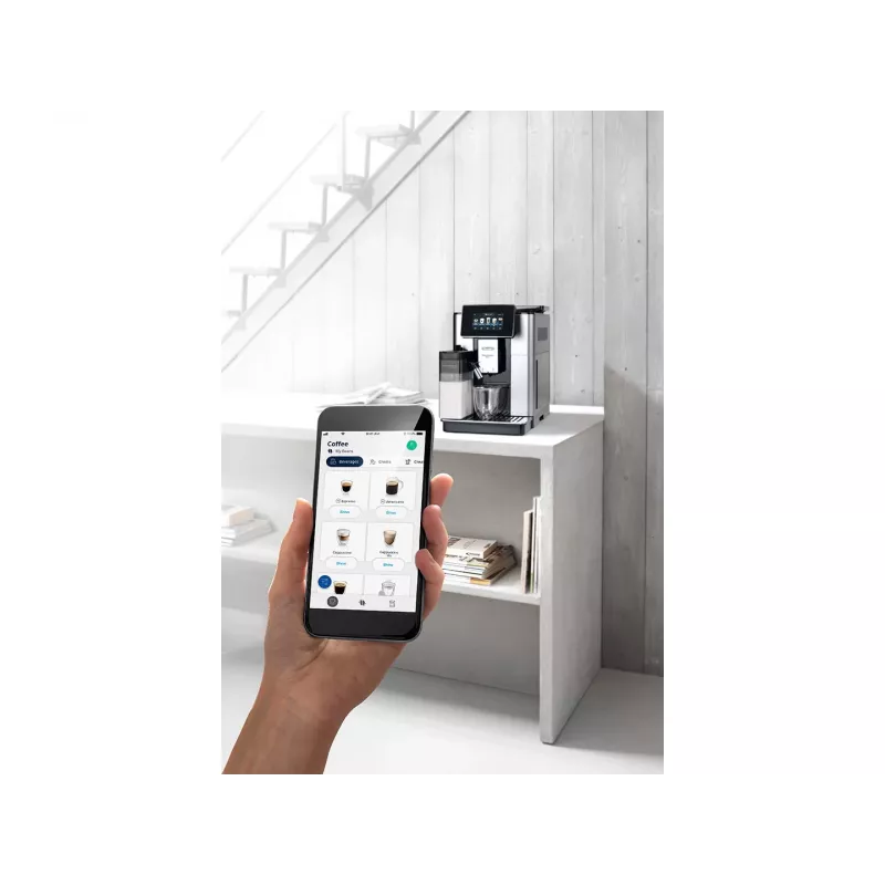 De’Longhi PrimaDonna ECAM610.55.SB Vollautomatische Espressomaschine 2,2 L