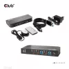 KVM Switch CLUB3D CSV-1382 Dual HDMI 4K 60Hz USB