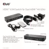 KVM Switch CLUB3D CSV-1382 Dual HDMI 4K 60Hz USB