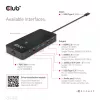 CLUB3D Type-C 7-in-1 Hub mit 2x HDMI, 2x USB Gen1 Type-A, 1x RJ45, 1x 3,5 mm Audio, 1x USB Gen1 Type-C 100W Buchse
