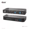 CLUB3D DisplayPort/HDMI KVM Switch für Dual DisplayPort 4K 60Hz