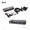 CLUB3D DisplayPort/HDMI KVM Switch für Dual DisplayPort 4K 60Hz