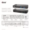 CLUB3D DisplayPort/HDMI KVM Switch für Dual DisplayPort 4K 60Hz