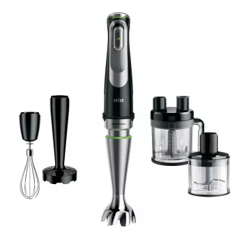 Braun MultiQuick 9 MQ 9195XLI 2 L Stabmixer 1200 W Schwarz, Edelstahl