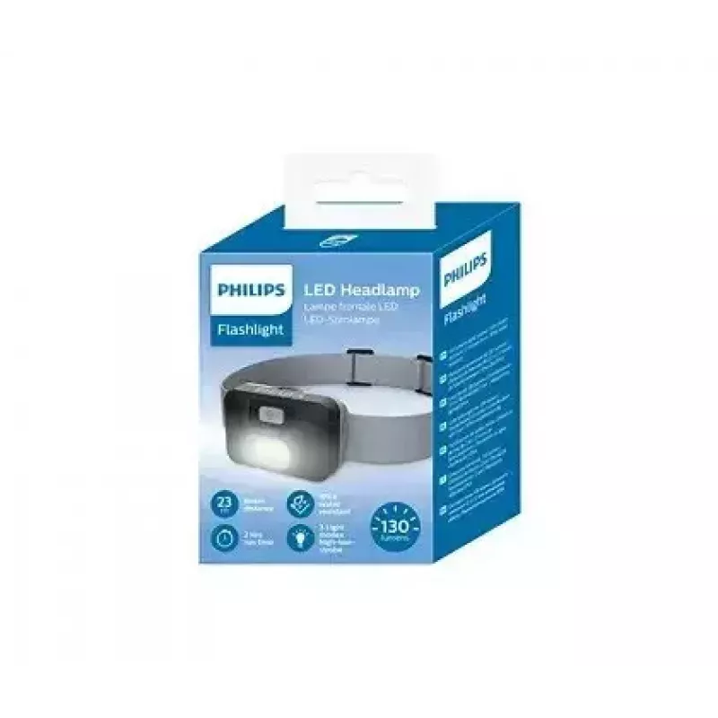 Stirnlampe Philips SFL1000H/10 schwarz — LED, 100 Lumen