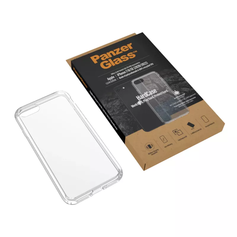 PanzerGlass ® HardCase iPhone SE (2020/2022) | 7 | 8, Cover, Apple, Apple - iPhone SE 2022, Apple - iPhone SE 2020, Transparent