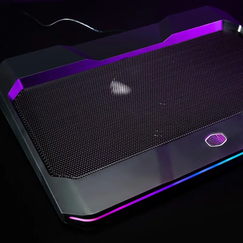Cooler Master NotePal X150 Spectrum Notebook-Kühler bis 17 Zoll, mit 4-Port-USB-Hub
