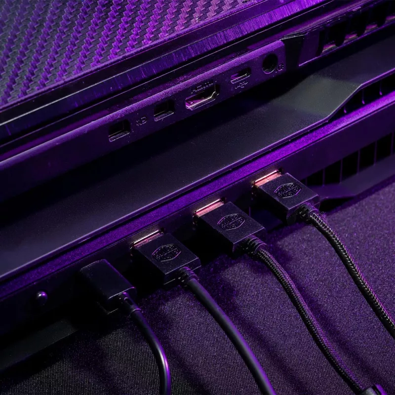 Cooler Master NotePal X150 Spectrum Notebook-Kühler bis 17 Zoll, mit 4-Port-USB-Hub