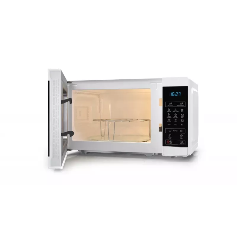 Sharp YC-MG02E-W Mikrowelle Blau, Weiß Tischgerät 20 L 800 W