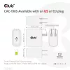 CLUB3D Travel Charger 65W GAN-Technologie, Einzelport USB Type-C, Power Delivery (PD) 3.0 Unterstützung