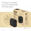 CLUB3D Travel Charger 65W GAN-Technologie, Einzelport USB Type-C, Power Delivery (PD) 3.0 Unterstützung