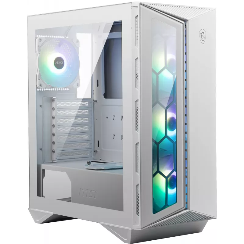 Gaming-PC-Gehäuse MSI MPG GUNGNIR 110R Weiß Midi Tower