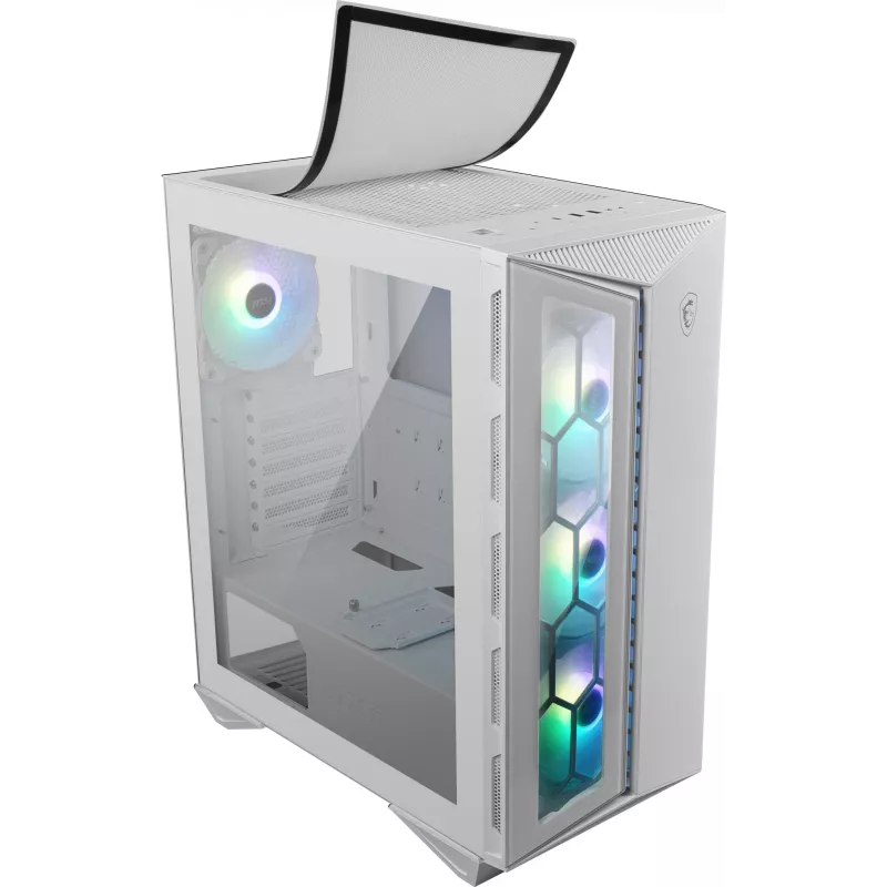 Gaming-PC-Gehäuse MSI MPG GUNGNIR 110R Weiß Midi Tower