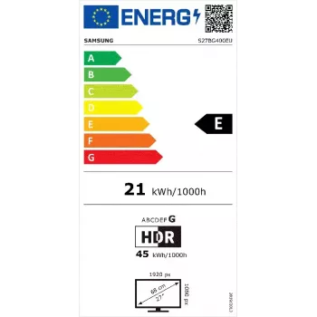 Samsung G40B Computer Monitor 68,6 cm (27 Zoll) 1920 x 1080 Pixel Full HD LED Schwarz